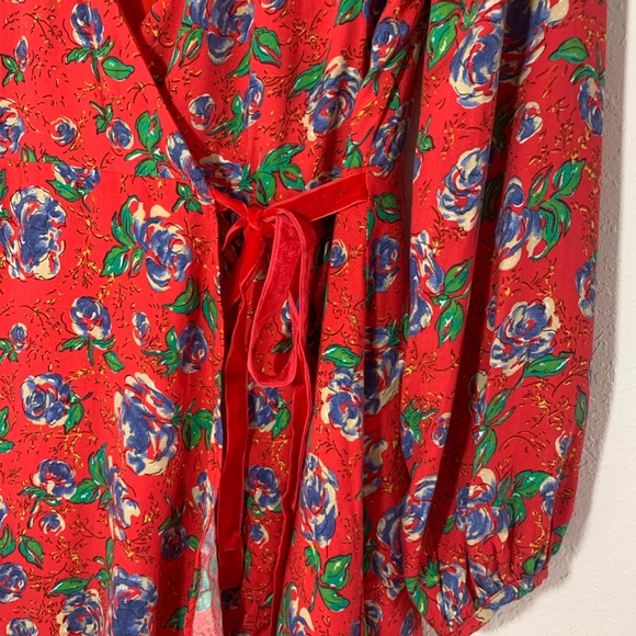 Zara Long pirate sleeved wrap around Romper - Picture 5 of 9